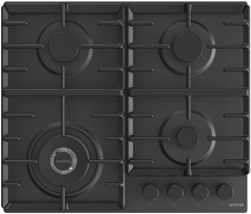 Газовая варочная панель Gorenje GW642SYB 60 cм (черный)