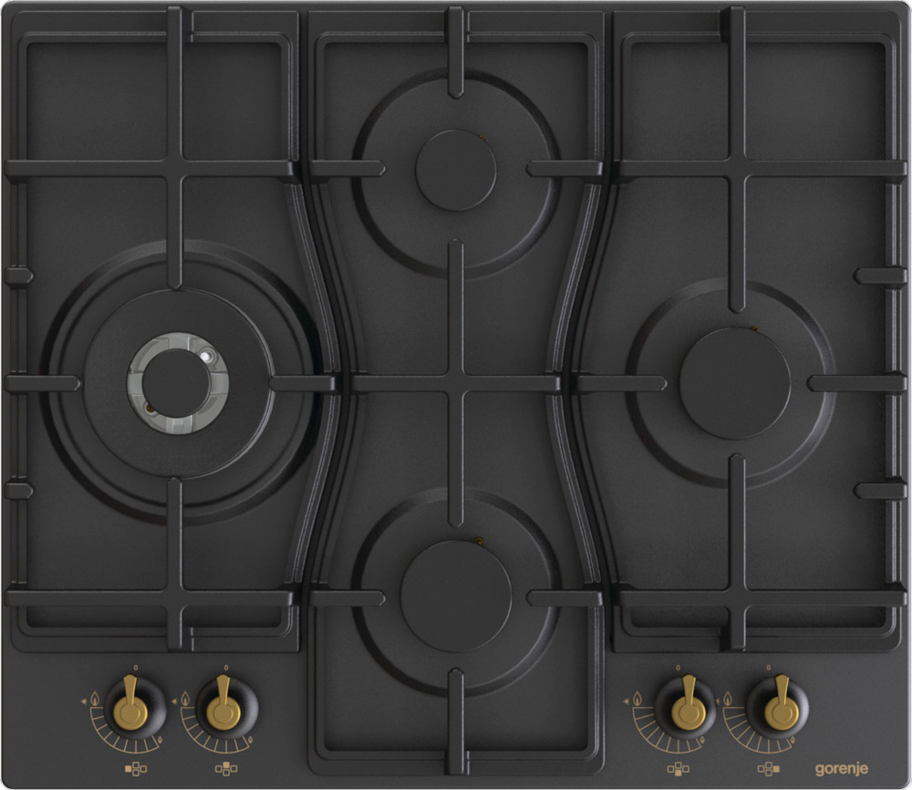 Газовая варочная панель Gorenje GW6D42CLB 60 cм (черный)