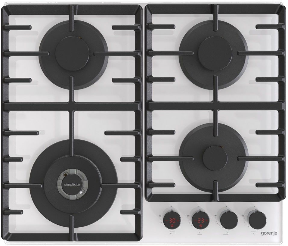 Газовая варочная панель Gorenje GKTW642SYW 60 cм (белый)