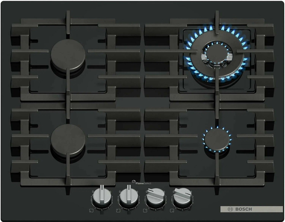 Газовая поверхность Bosch PPC6A6I40O (черный)
