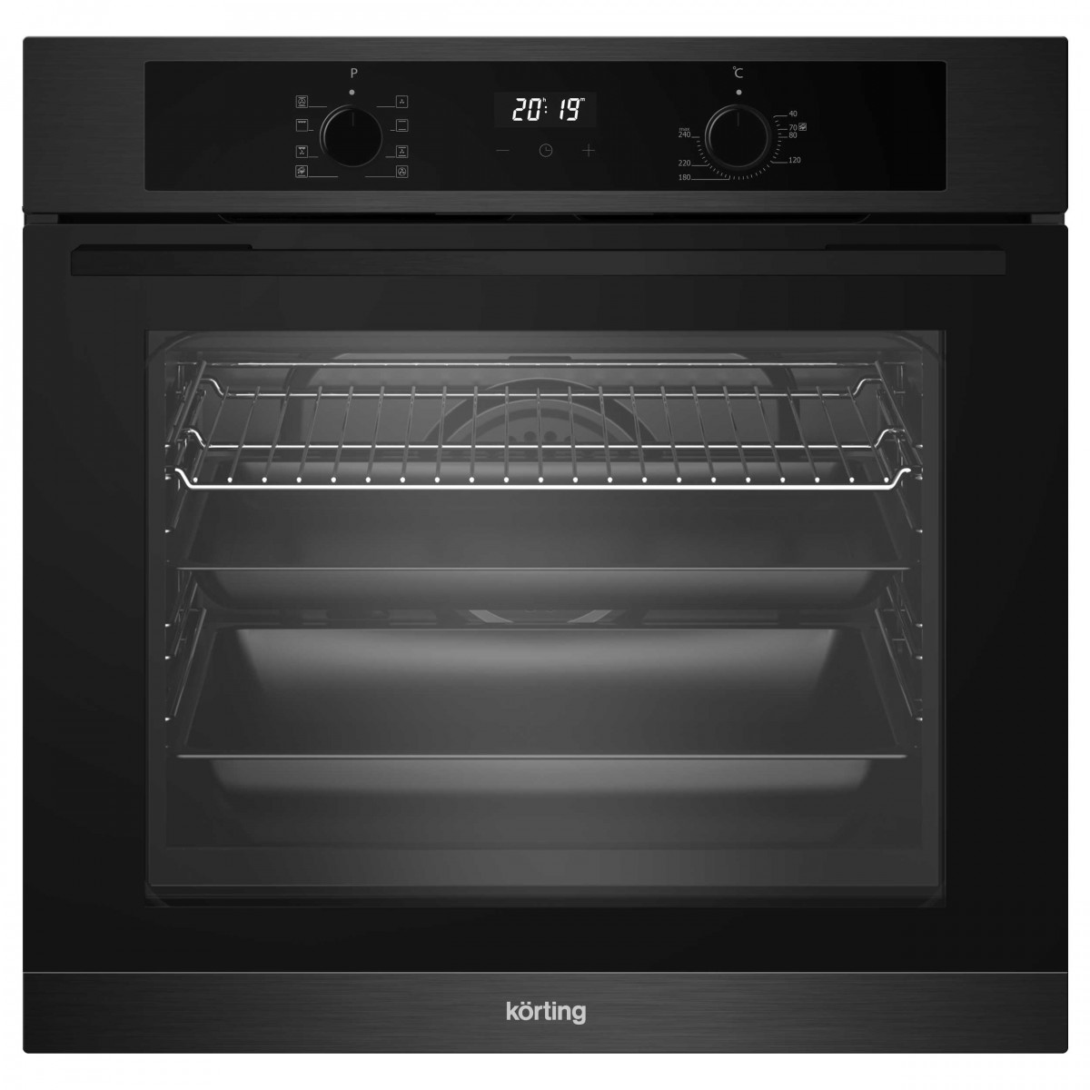 Электрический духовой шкаф Korting OKB 691 CSXN 60 см (черное стекло)