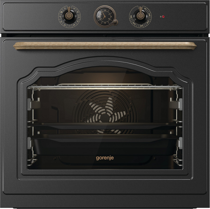 Электрический духовой шкаф Gorenje BO6735CLB 60 см (черный)