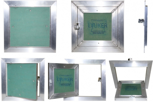 Люки под покраску и оклейку обоями Lyuker В400*Ш300