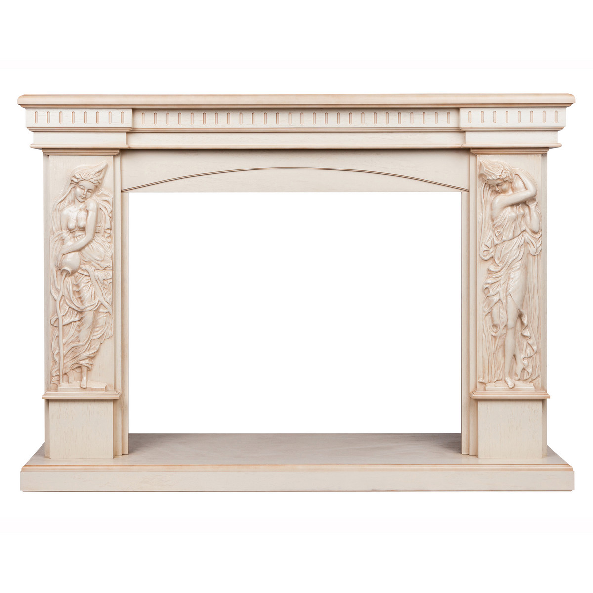 Портал для электроочага RealFlame Diva 33 WT 1385*970 мм (белый дуб/бежевая патина)