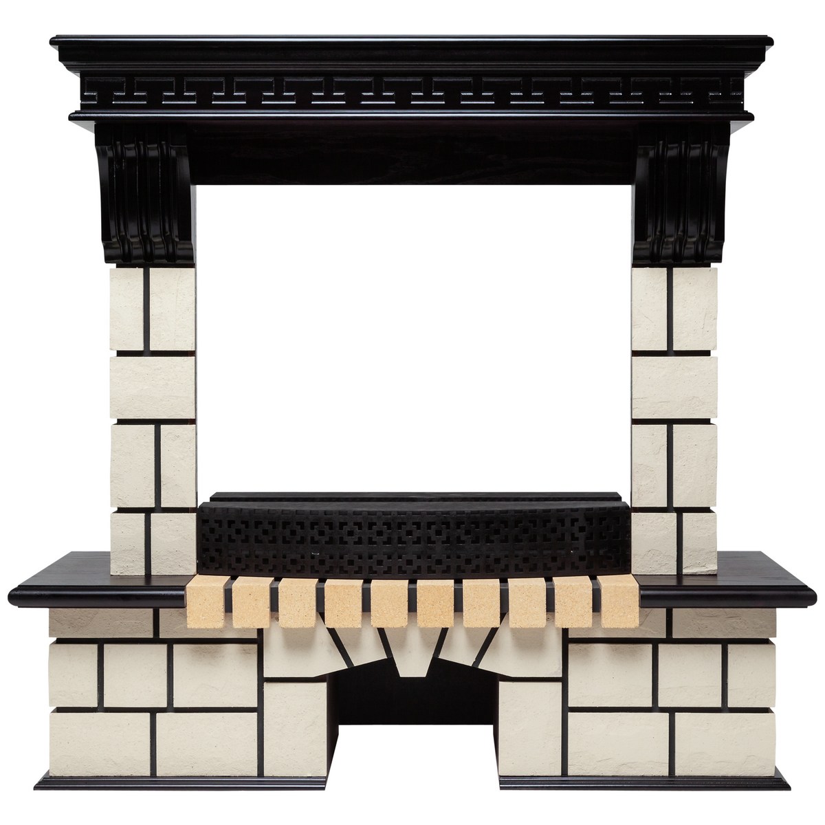 Портал для электроочага RealFlame Stone 25/25,5 AO-287 1145*1075 мм (античный дуб/белый)