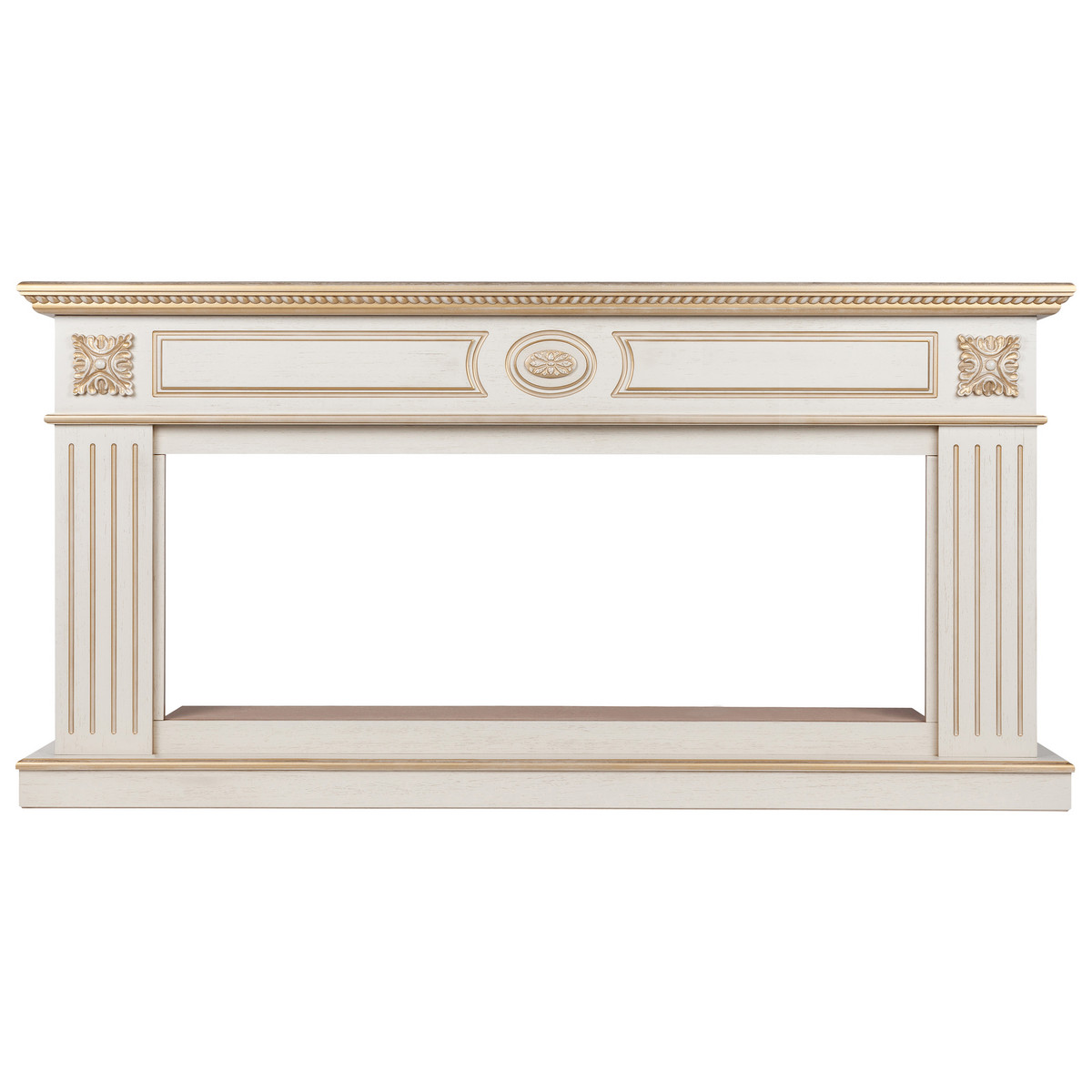 Портал для электроочага RealFlame Siena 50 WT 1680*800 мм (белый дуб/золотая патина​​​​​​​)