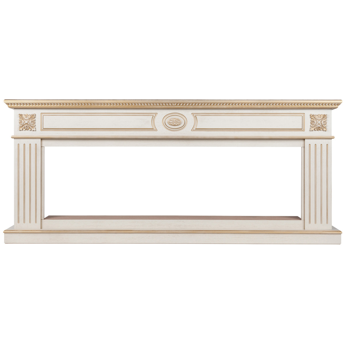 Портал для электроочага RealFlame Siena 60 WT 1930*800 мм (белый дуб/золотая патина​​​​​​​)