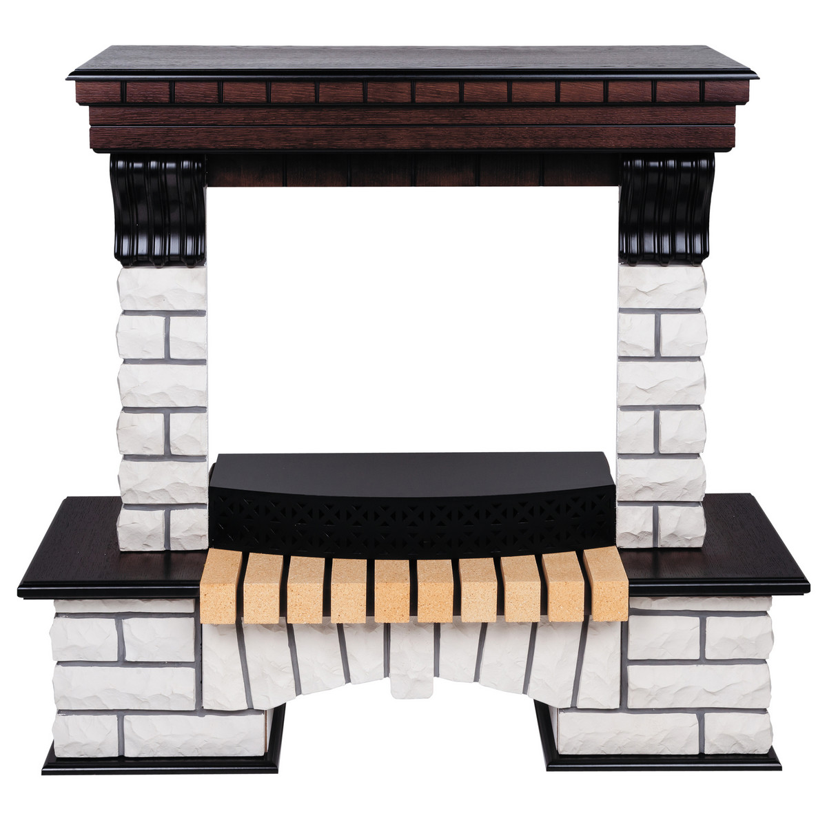 Портал для электроочага RealFlame Country 25/25,5 AO​​​​​​​​​​​​​​ 1200*1085 мм (античный дуб/белый)