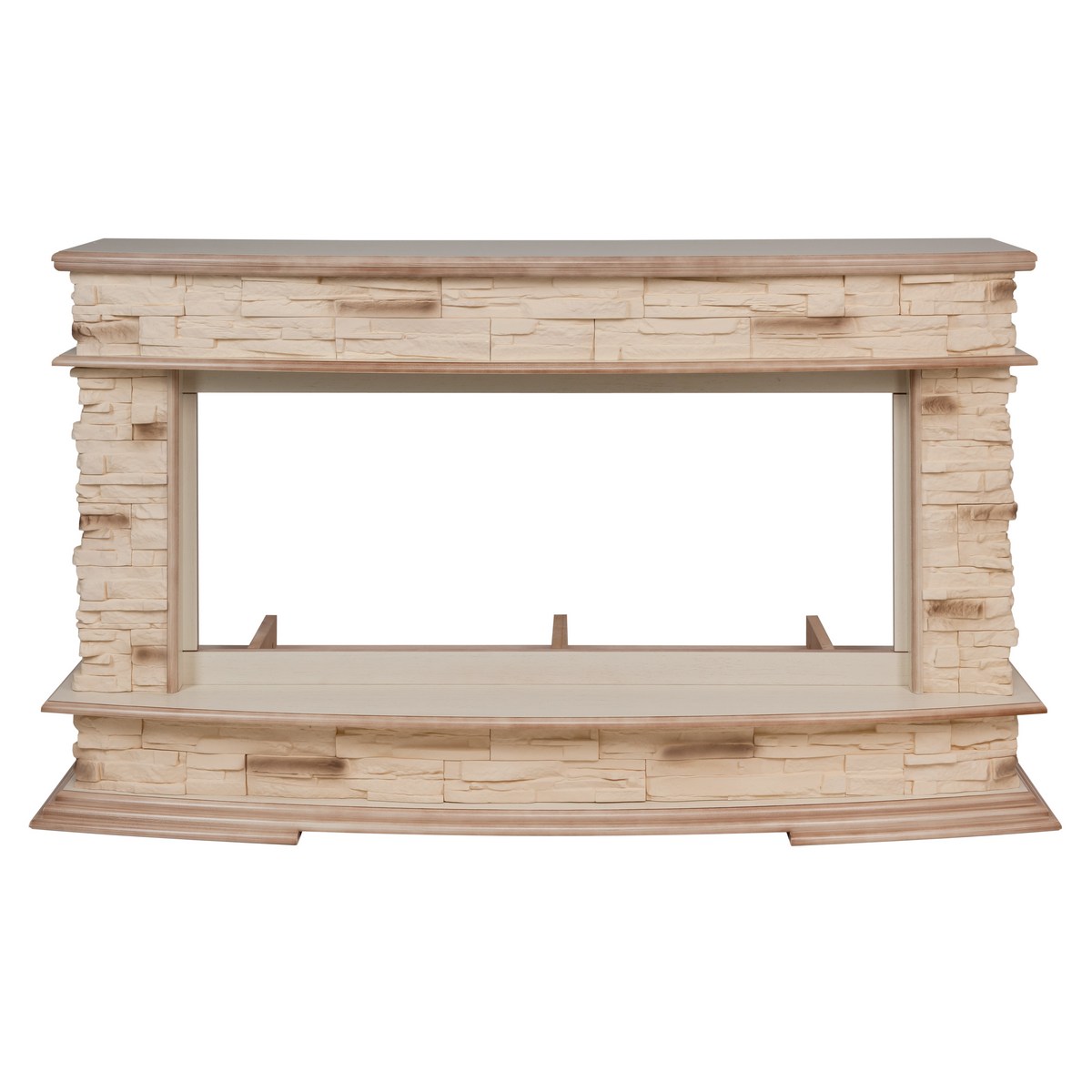 Портал для электроочага RealFlame Frankfurt 45 WT 1530*900 мм (белый дуб/бежевая патина)