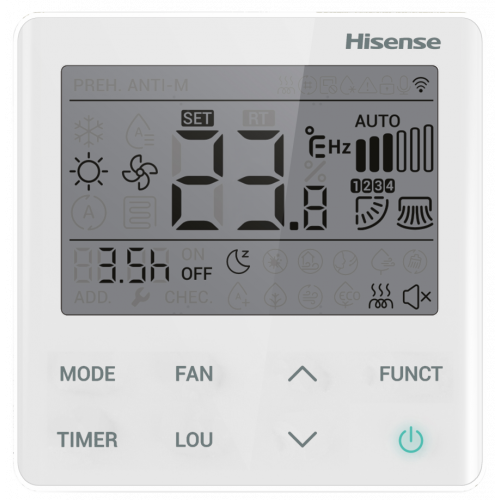 Индивидуальный проводной пульт Hisense YXE-E01U(E)