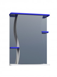 Зеркальный шкаф Vigo Alessandro 3-550 55 см (синий)
