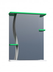 Зеркальный шкаф Vigo Alessandro 3-550 55 см (зеленый)