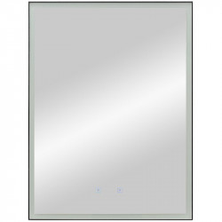 Зеркало Art&Max AREZZO AM-Are-600-800-DS-FC-H-Nero 600*800 мм (LED)