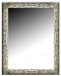 Зеркало Boheme Linea 534 750*950 мм (белый/золотой)