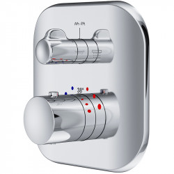 Встраиваемый термостатический смеситель для ванны с душем  АМ.РМ Sensation F3085500 (хром) внешняя часть