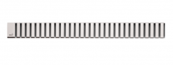 Решетка для водоотводящего желоба AlcaPlast LINE-650M 650 мм (хром матовый)