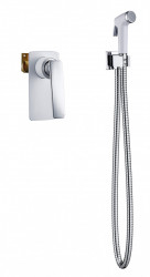 Гигиенический душ со смесителем Timo Helmi 4089/00-16SM (хром/белый)