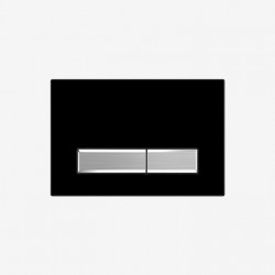 Кнопка смыва Aquatek Slim R KDI-0000026 (черный/хром)