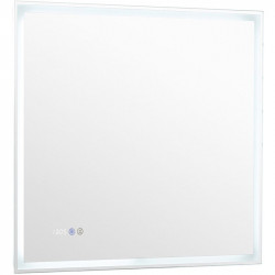 Зеркало Aquanet Оптима 288965 800*750 мм (белый матовый) с LED подсветкой