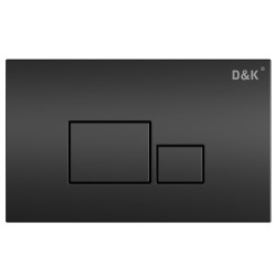 Кнопка смыва D&K Quadro DB1519025 (черный)