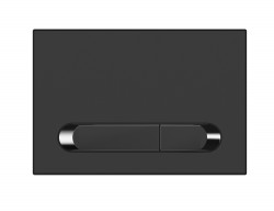 Кнопка смыва Cersanit Estetica 64112 (черный матовый/хром)