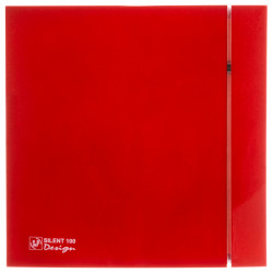 Накладной вентилятор Soler Palau SILENT-100 CRZ RED DESIGN 4C (красный)