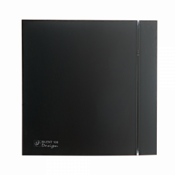 Накладной вентилятор Soler Palau SILENT-100 CZ MATT BLACK DESIGN 4C (черный матовый)