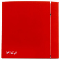 Накладной вентилятор Soler Palau SILENT-100 CZ RED DESIGN 4C (красный)