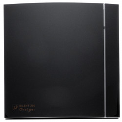 Накладной вентилятор Soler Palau SILENT-200 CZ BLACK DESIGN 4C (черный)