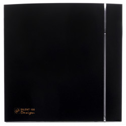 Накладной вентилятор Soler Palau SILENT-100 CZ BLACK DESIGN 4C (черный)