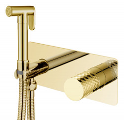 Гигиенический душ со смесителем Boheme Stick 127-GG (золотой)