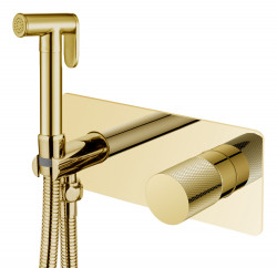 Гигиенический душ со смесителем Boheme Stick 127-GG.2 (золотой)