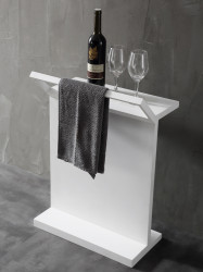 Столик для ванной комнаты Abber Stein AS1637 500*314 мм (белый)