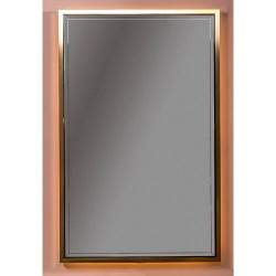 Зеркало ArmadiArt Monaco 566-BG 700*1100 мм (LED) чёрный/золото