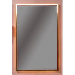 Зеркало ArmadiArt Monaco 566-RG 700*1100 мм (LED) бордо/золото