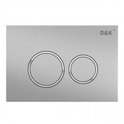 Кнопка смыва D&K Bayern DB1529002 (хром матовый)