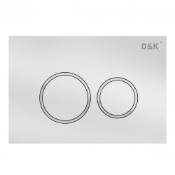 Кнопка смыва D&K Bayern DB1529016 (белый)