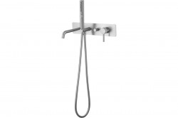 Встраиваемый смеситель для ванны с душем Allen Brau Priority 5.31A06-BN (никель браш)