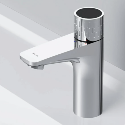 Смеситель для раковины AM.PM Gem F90A02400 с индикацией температуры (хром)