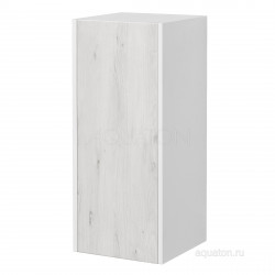 Шкаф Aquaton Сакура L 33 см  (ольха наварра/белый) подвесной